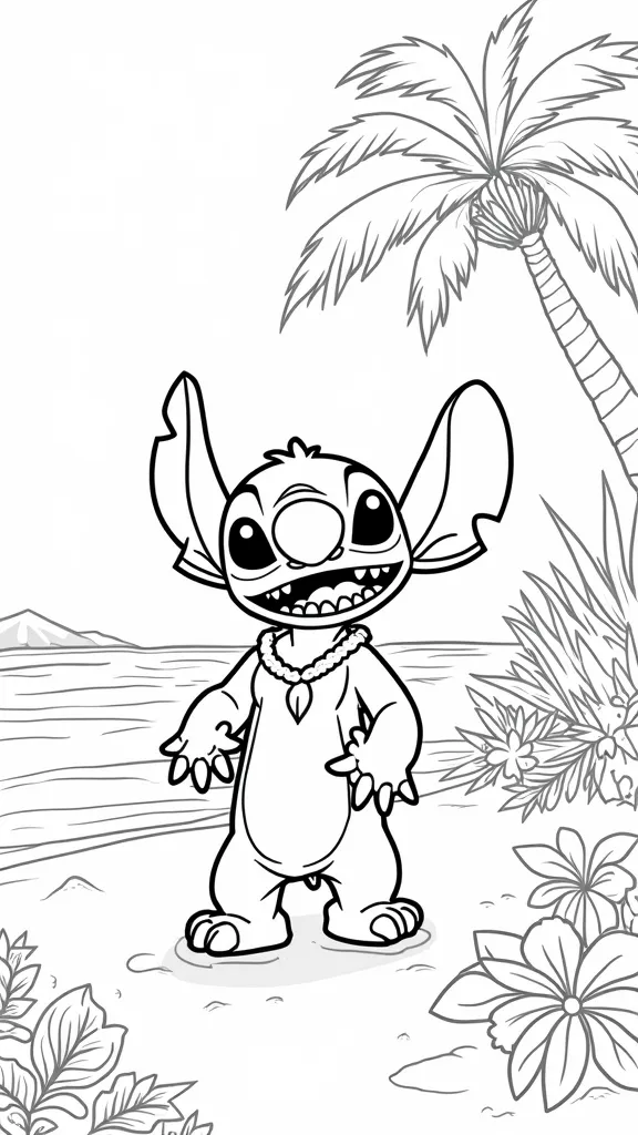 coloriages lilo et stich